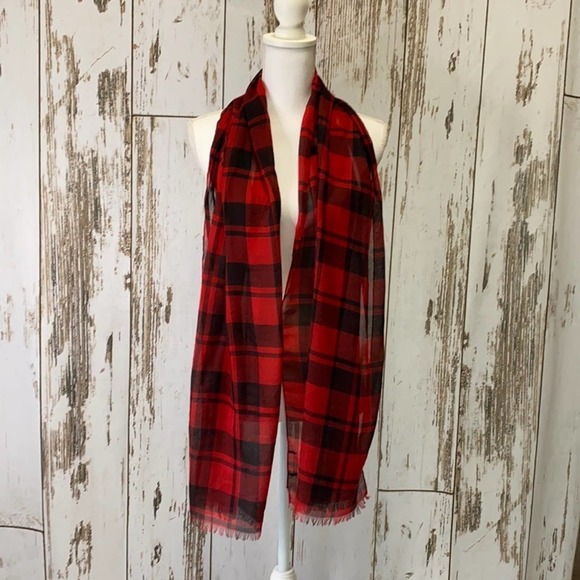 none Accessories - Buffalo Plaid Scarf